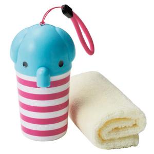 TORUNE（トルネ） おしぼりセット ぞう （ 子供用 おしぼりケース