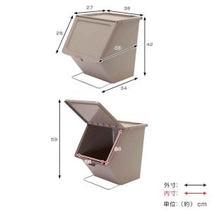ゴミ箱 ふた付き 38L ペリカンガービー p...の詳細画像3