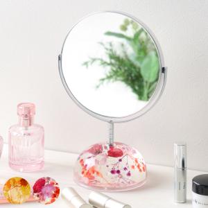 塩川光明堂 スタンドミラー 高さ49cm 卓上 日本製 （ 卓上ミラー