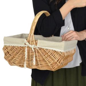 ちどり産業 バスケット かご ピクニックバスケット ショッピングバッグ