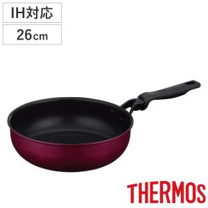 THERMOS（サーモス） いため鍋 30cm IH対応 超深型 PFOAフリー デュラ
