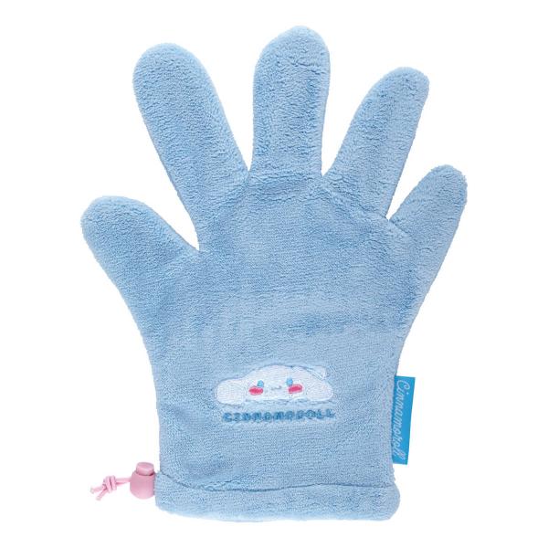 ヘアドライ手袋 シナモロールふにゅまる シナモロール ヘアドライ （ 手袋 吸水 速乾 シナモン ふ...