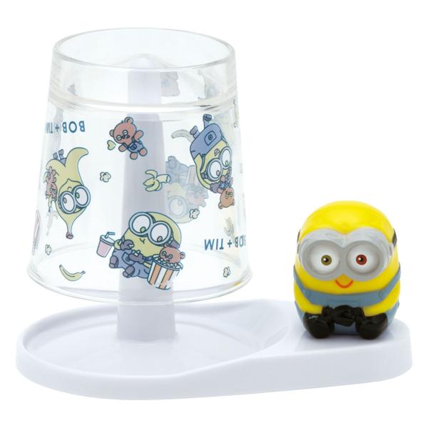 コップ 抗菌スタンド付うがいコップ ミニオン （ うがいコップ 抗菌 マスコット すべり止め 目盛り...