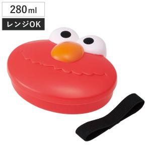 弁当箱 1段 280ml ダイカットランチボックス セサミストリート （ エルモ お弁当箱 キャラクター ランチボックス レンジ対応 一段 子供 ）｜livingut