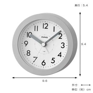 目覚まし時計 ルント 電池式 ( 時計 置き時...の詳細画像3