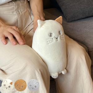 クッション にゃふにゃふ ネコ ダイカットクッション （ ぬいぐるみ