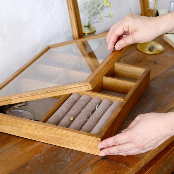 アクセサリーケース ナインマーケ パイン アクセサリーマルチケース （ 小物収納 ジュエリーボックス...