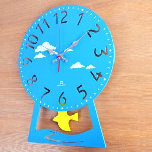 振り子時計 木製 ヤマト工芸 CHILD clock はと 壁掛け 時計 子供 アナログ 知育 （ 壁掛け時計 クロック 木 ウォールクロック 日本製 掛時計 振り子 子供部屋 ）｜livingut