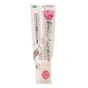ボトル洗い のびのびポット洗い （ スポンジ 水筒洗い 伸縮 ボトルブラシ キッチンブラシ キッチンスポンジ 柄つき ）