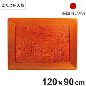 こたつ用天板 幅90cm 正方形 木製 ケヤキ突板 日本製 （ 座卓 天板