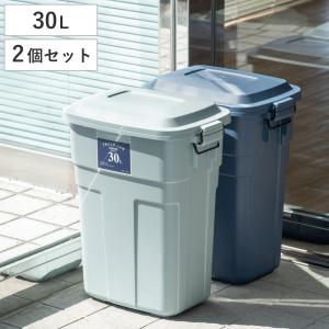 ゴミ箱 ロック付き 30L プラスチック 同色2...の商品画像