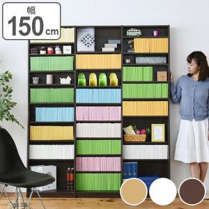 本棚 木製 ブックシェルフ 強化棚板 日本製 幅87cm 高さ180cm （ 壁面