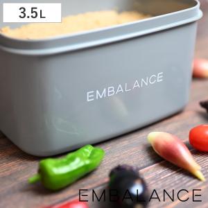 EMBALANCE 保存容器 3.5L フードコンテナ 角型 （ エンバランス プラスチック 冷凍 冷蔵 鮮度保持 日本製 3500ml 深型 ）