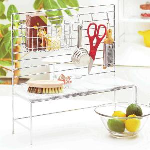 下村企販 シンク下収納 シンク下有効活用ラック ななめ棚30 （ 幅31.5