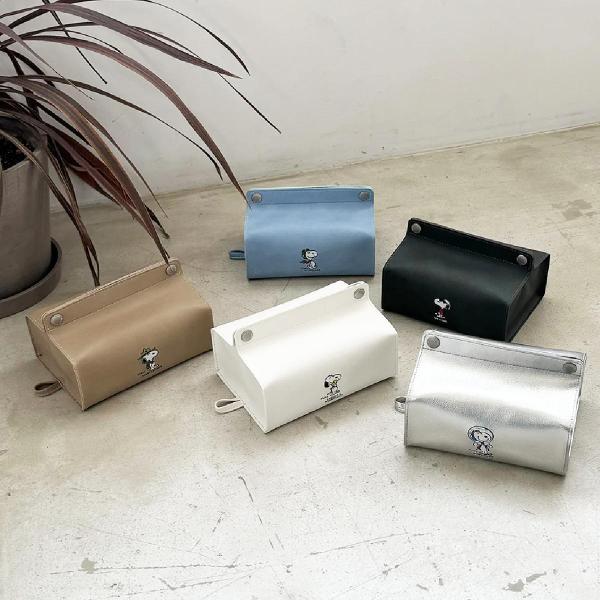 ティッシュケース スヌーピー PEANUTS tente midi （ ハーフティッシュケース ティ...