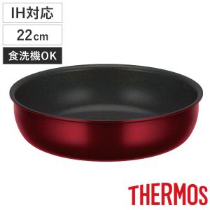 THERMOS（サーモス） 取っ手のとれるフライパン 28cm ガス火専用