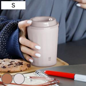 コンビニカップ フタ付き S GOMUG QAHWA 保温 保冷 ステンレス （ 食洗機対応 電子レンジ対応 ステンレスタンブラー ふた付き コップ カップ ）｜リビングート ヤフー店