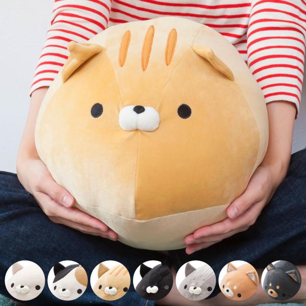 クッション おかえり園田くん まるもちすぺしゃる ネコ （ ぬいぐるみ もちもち 動物 猫 抱き枕 ...