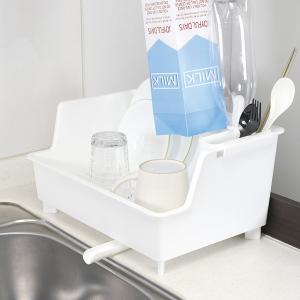 水切りかご キッチンメイト 水切りカゴ クリップ...の商品画像