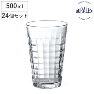 DURALEX デュラレックス プリズム コップ 500ml 24個セット （ PRISME 食洗機対応 電子レンジ対応 ガラス 耐熱ガラス 食器 グラス ）