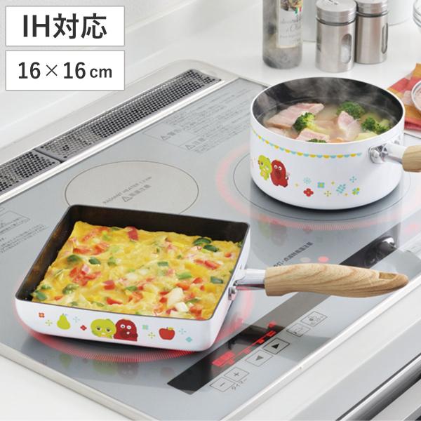 四角いフライパン IH対応 ガチャピン・ムック （ ガス火対応 オール熱源対応 玉子焼き器 卵焼き器...