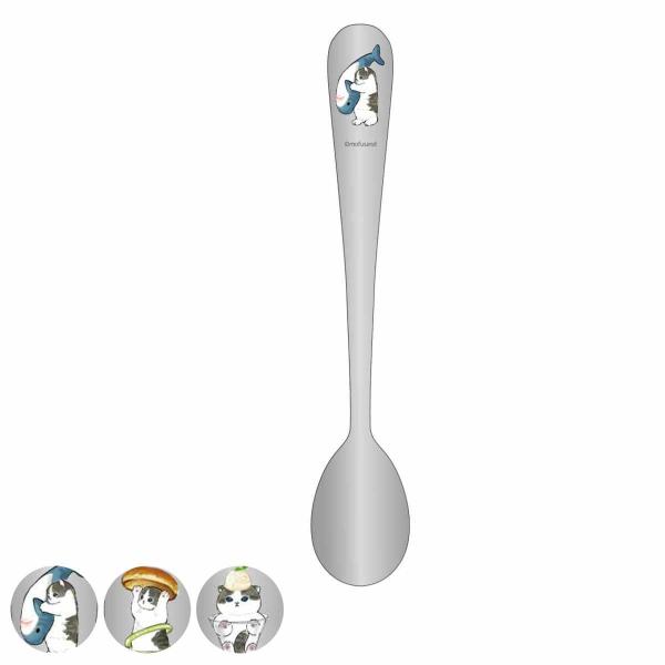 スプーン mofusand ランチスプーン （ モフサンド さめにゃん ハンバーガーにゃん 猫パフェ...