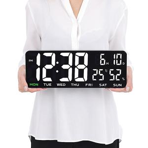 置き時計 ホワイトアワー 置掛兼用 デジタル時計...の商品画像