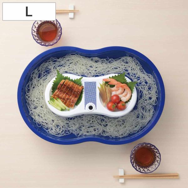 流しそうめん器 真珠乃涼 電池式 そうめん流し器 L （ そうめん器 そうめん機 流しそうめん機 そ...