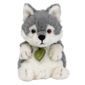 ネイチャーキッズ オオカミ ホワイト ぬいぐるみ 狼 AURORA オーロラ