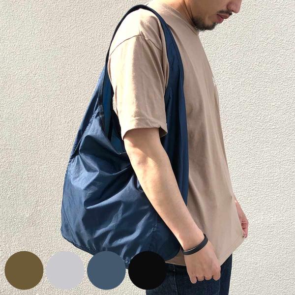 エコバッグ ET パッカブル ワンショルダー BAG コンパクト 紐付き （ マイバッグ トートバッ...