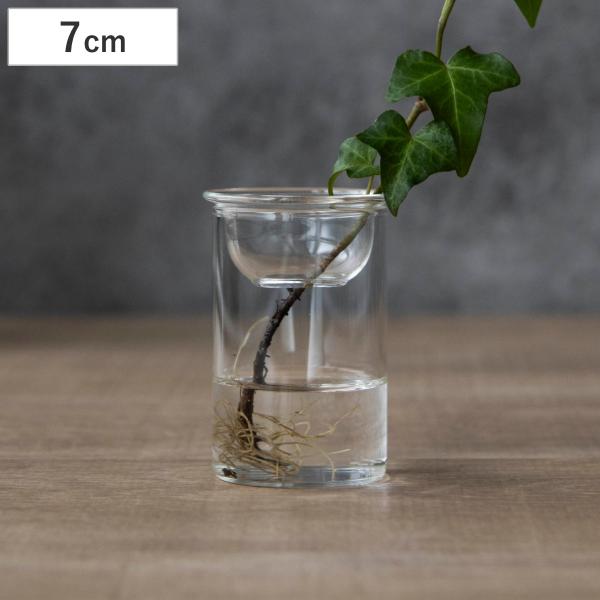 花瓶 MINI BULB VASE 水栽培ガラスベース 7cm 水耕栽培 （ 花器 ガラス おしゃれ...
