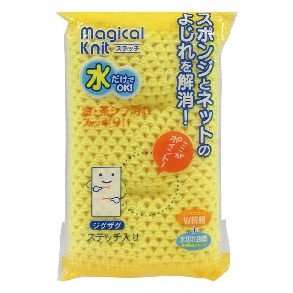 キッチンスポンジ マジカルステッチクリーナー ステッチ入り （ キッチン スポンジ 台所用品 キッチ...