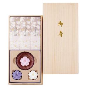 SALE❣️新品　高級線香　他　4点セット 日本香堂 線香 贈答用 やさしい時間 しゃぼん 森 進物 4箱入り 包装品