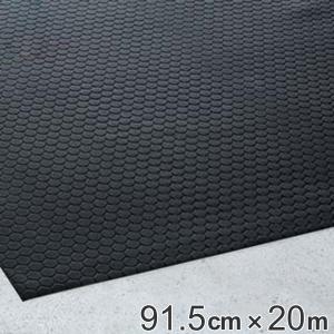 塩ビマット コインマット 黒 920mm×20m ワニ印 日大工業 養生 塩ビマット コインマット 黒 920mm×20m ワニ印 日大工業 養生