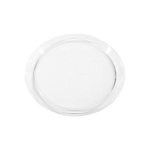 ケーキトレー　オードブル皿　丸型　クリア　透明　25cm