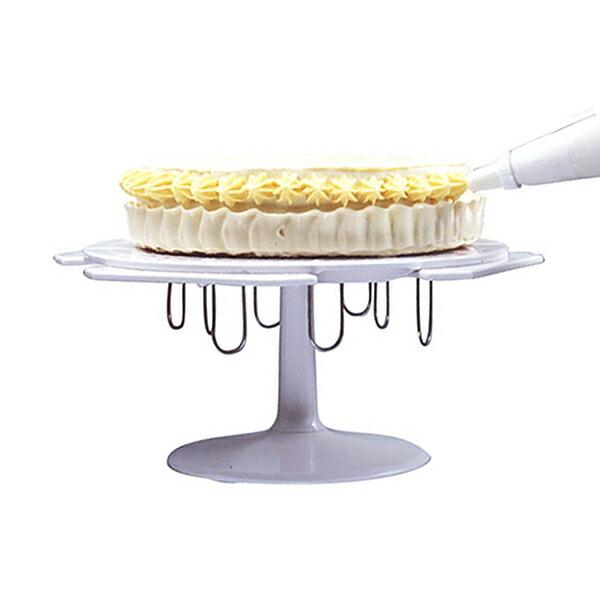 デコレーションスタンド ケーキ用 回転台 ピン付き （ ケーキ デコレーション 飾り付け台 製菓道具...