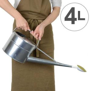 根岸産業 ステンレス製 英国型如雨露 6号 (英国式ジョーロ 約6L 斜口