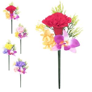 仏花 供え花 ミニ仏花 想花 （ プリザーブドフラワー 造花 ブリザードフラワー 枯れない 仏壇 お供え 花 フェイクフラワー CT触媒 空気清浄 消臭 ）