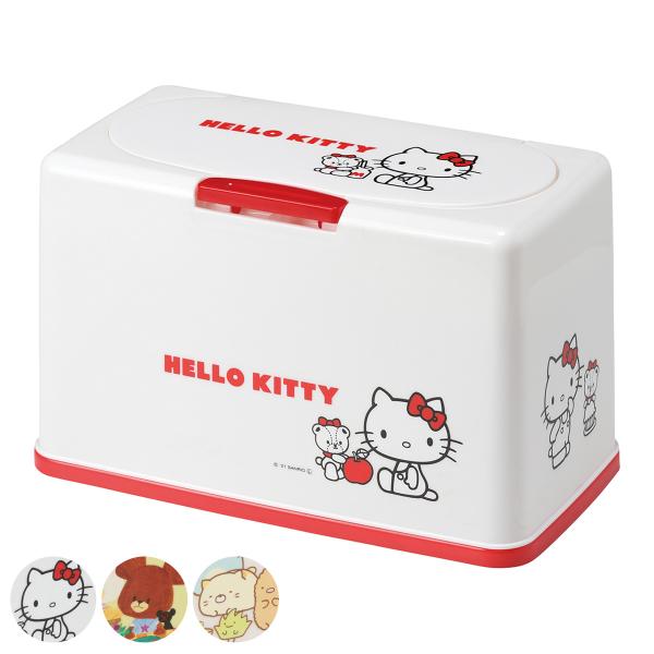 マスクケース 抗菌マスクストッカー 銀イオン抗菌 約50枚収納 キャラクター （ ハローキティ くま...