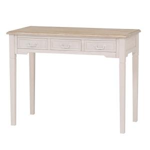 ドレッサーセット アンティーク調 BROCANTE ホワイトウッド 幅92cm