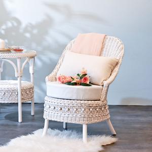 今枝商店 籐(ラタン)椅子 アームチェア ソファ 座面高39センチ Y-161