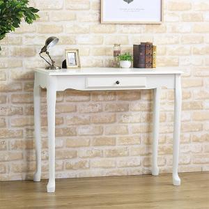 コンソールデスク 引出し付 机 アンティーク調 姫系