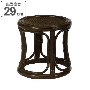 今枝商店 ラタンスツール ミニ 座椅子 籐家具 高さ23cm （ 籐製 ラタン