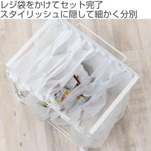 ゴミ箱 分別 ダストボックスワゴン 幅50cm...の詳細画像1