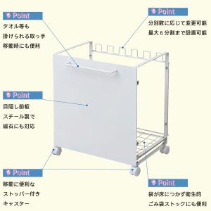 ゴミ箱 分別 ダストボックスワゴン 幅50cm...の詳細画像5