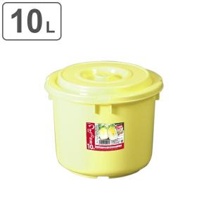 漬物容器 10L 押しフタ付き 漬物樽 10型 （ 漬け物容器