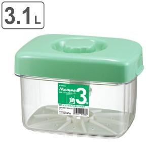 漬物容器 3L 角型 即席つけもの器 マミー 重石不要