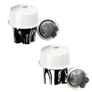 野菜抜き型 梅 桜 大小セット ステンレス製 4個組 （ 抜型 花 キッチン