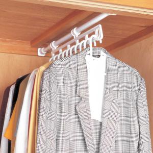 ハンガーラック 伸縮 突っ張り 棚 クローゼット 押し入れ 衣類収納 つっぱり 平安伸銅工業 押入れ収納 スパイクハンガー ハンガーラック 突っ張り 2