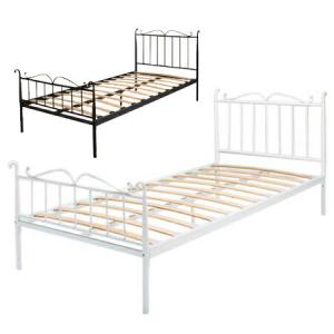 しもよく 在庫限り 入荷なし ベッド かわいい リビングート Paypayモール店 通販 Paypayモール プリンセスベッド アイアン セミダブルベッド マットレス付き パイプベッド いいセミダ